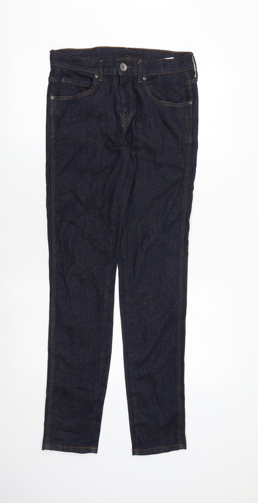 Dr. Denim Mens Blue Cotton Skinny Jeans Size 31 in L32 in Regular Zip