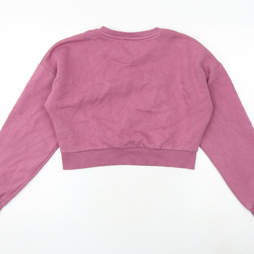 Sonneti Girls Pink Cotton Pullover Sweatshirt Size 13-14 Years Pullover