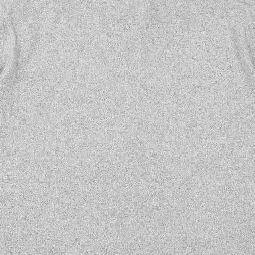 Marks and Spencer Womens Grey Viscose Basic T-Shirt Size 14 Crew Neck