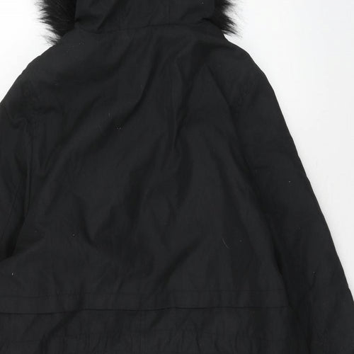 New Look Womens Black Jacket Size 14 Zip