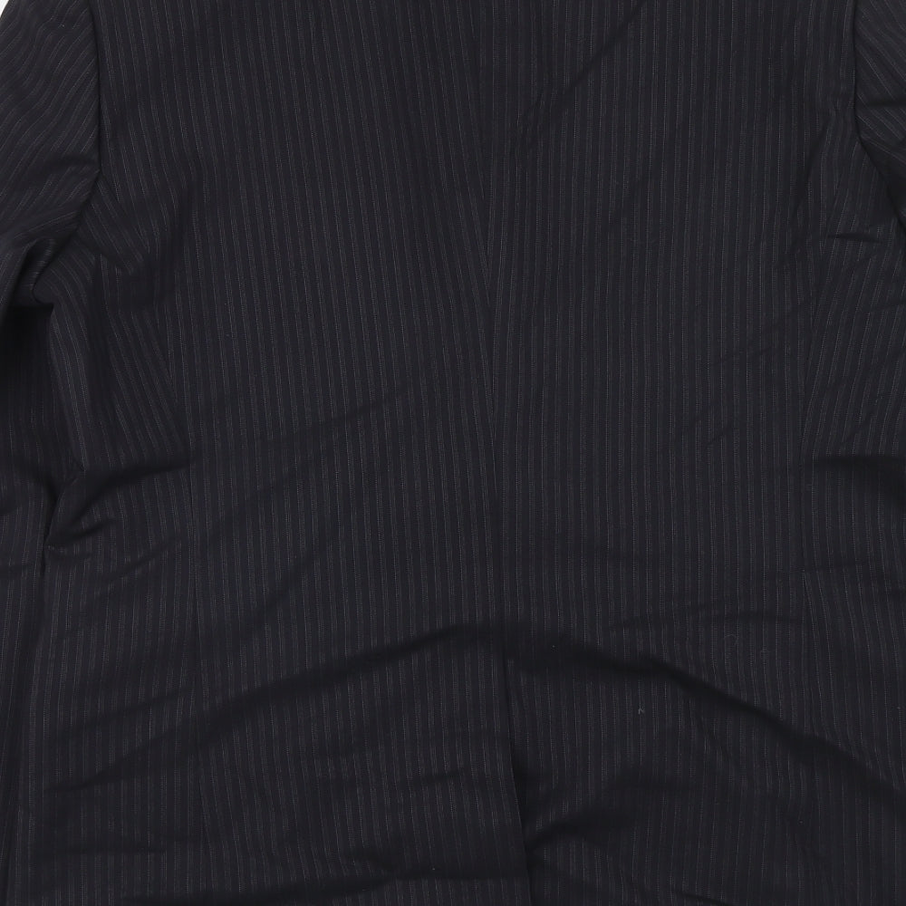 Ted Baker Mens Blue Striped Wool Jacket Suit Jacket Size 42 Regular