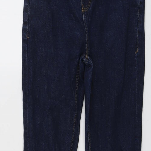 NEXT Boys Blue Cotton Skinny Jeans Size 12 Years Regular Button
