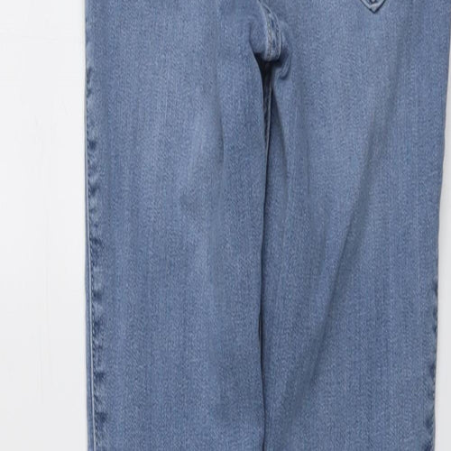 Hollister Womens Blue Cotton Skinny Jeans Size 26 in L28 in Regular Button