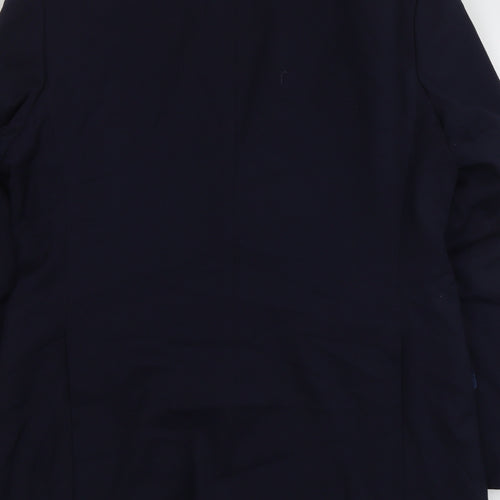 Marks and Spencer Mens Blue Wool Jacket Blazer Size 42 Regular