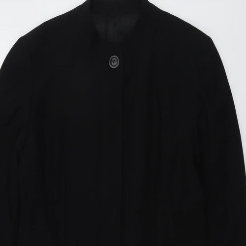 Hobbs Womens Black Jacket Size 8 Button