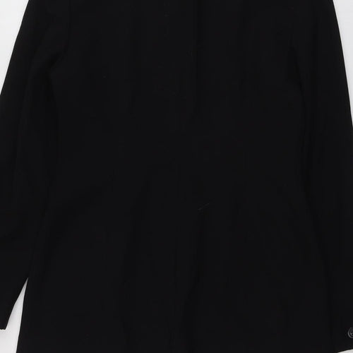 Hobbs Womens Black Jacket Size 8 Button