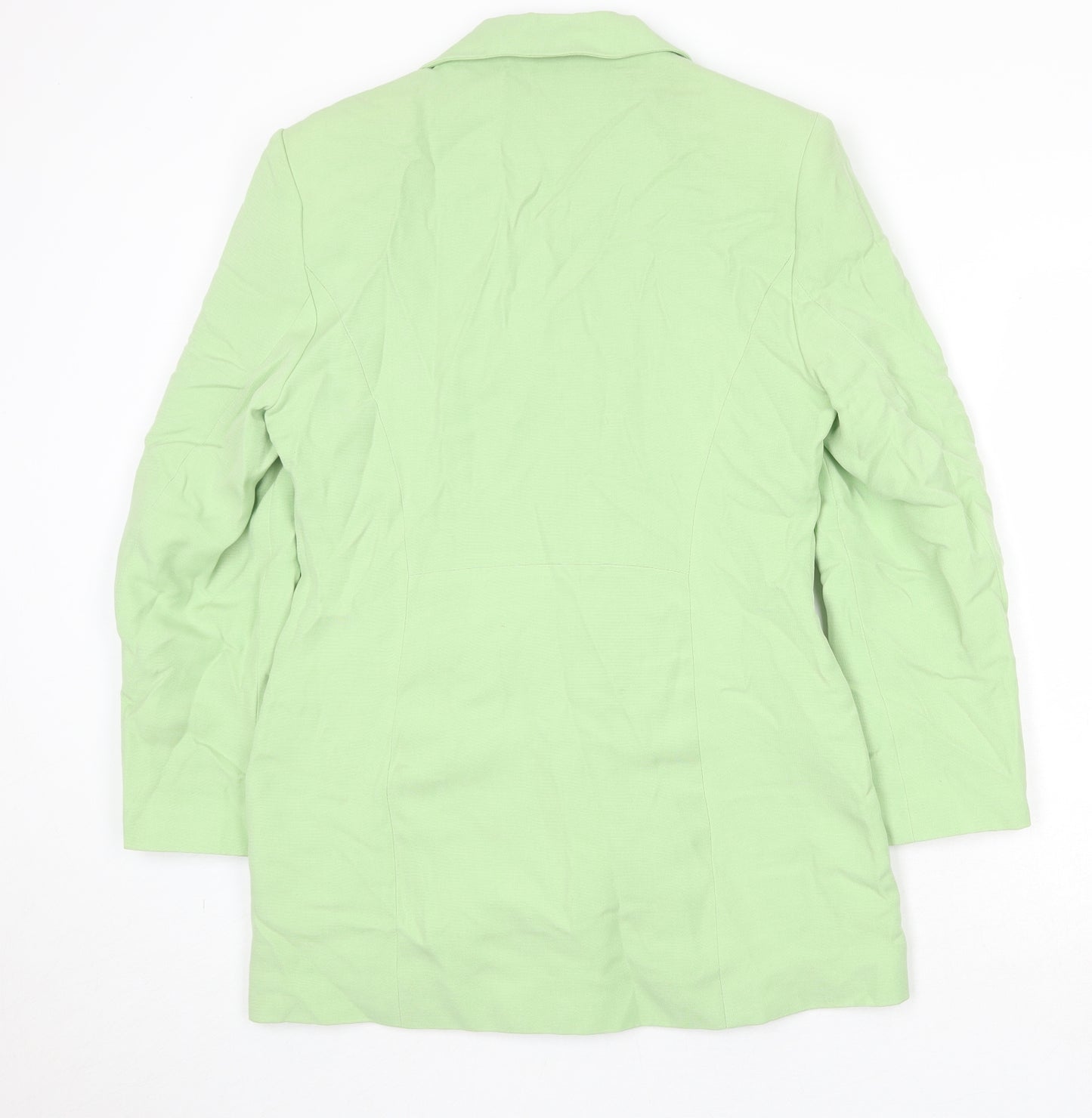 JFW Womens Green Polyester Jacket Blazer Size 14