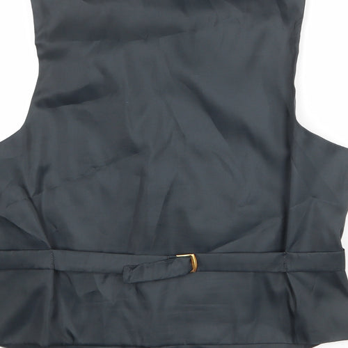 C&A Mens Multicoloured Geometric Polyester Jacket Suit Waistcoat Size L Regular