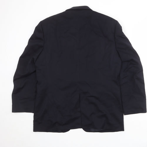 Pierre Cardin Mens Blue Wool Jacket Suit Jacket Size 40 Regular