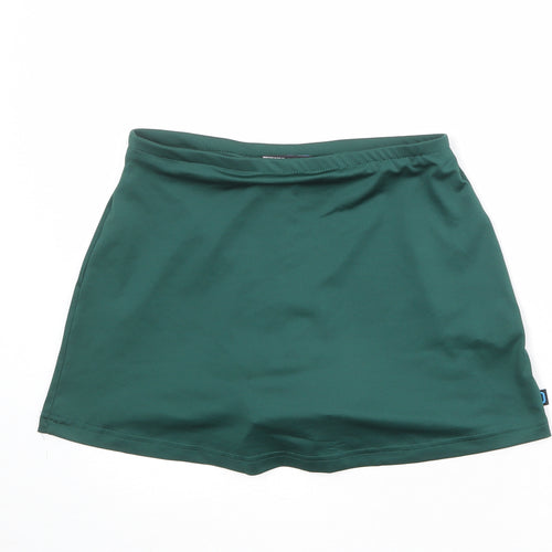 Juco Womens Green Polyester Sweat Shorts Size 27 in Regular Pull On - Skort