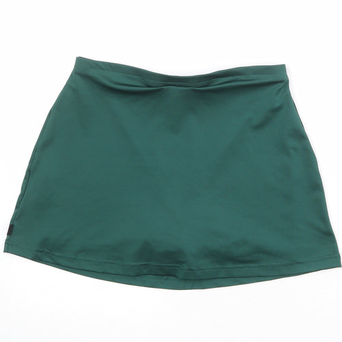 Juco Womens Green Polyester Sweat Shorts Size 27 in Regular Pull On - Skort