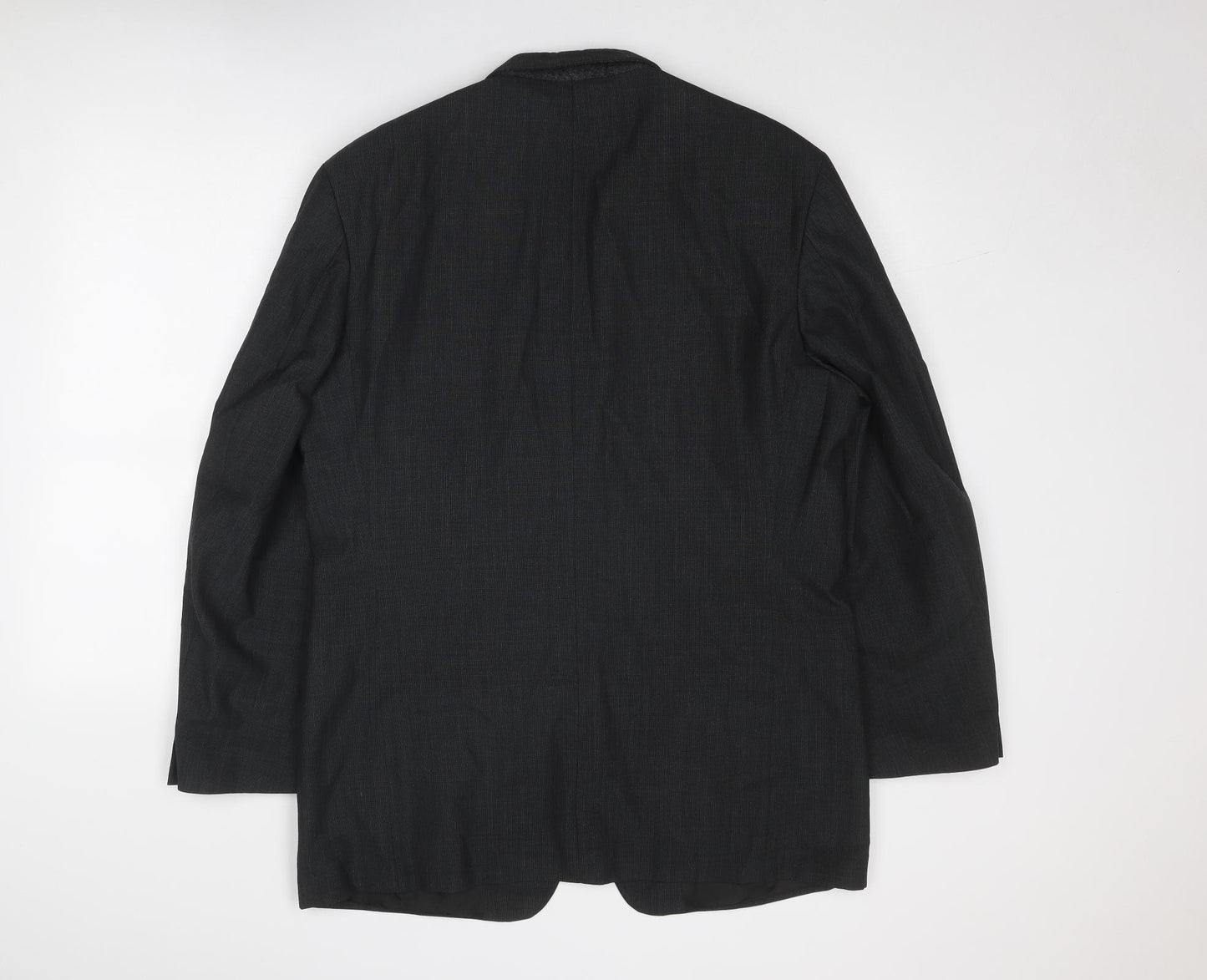Marks and Spencer Mens Grey Polyester Jacket Blazer Size 42 Regular