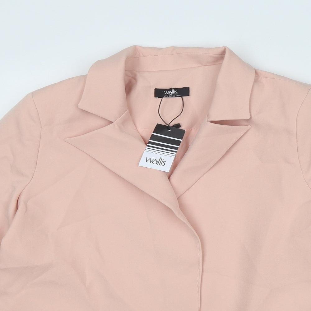 Wallis Womens Pink Jacket Blazer Size 8