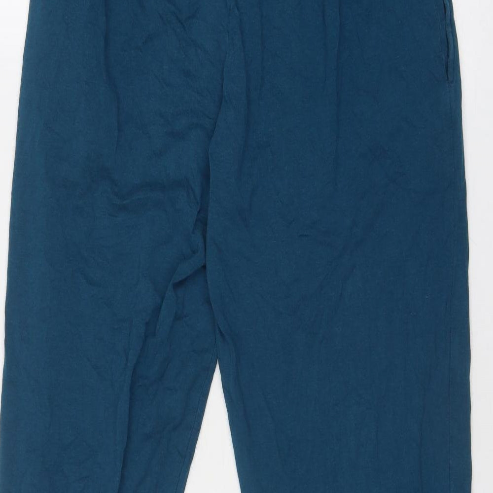 Bamboo Womens Blue Bamboo Harem Trousers Size 8 Regular