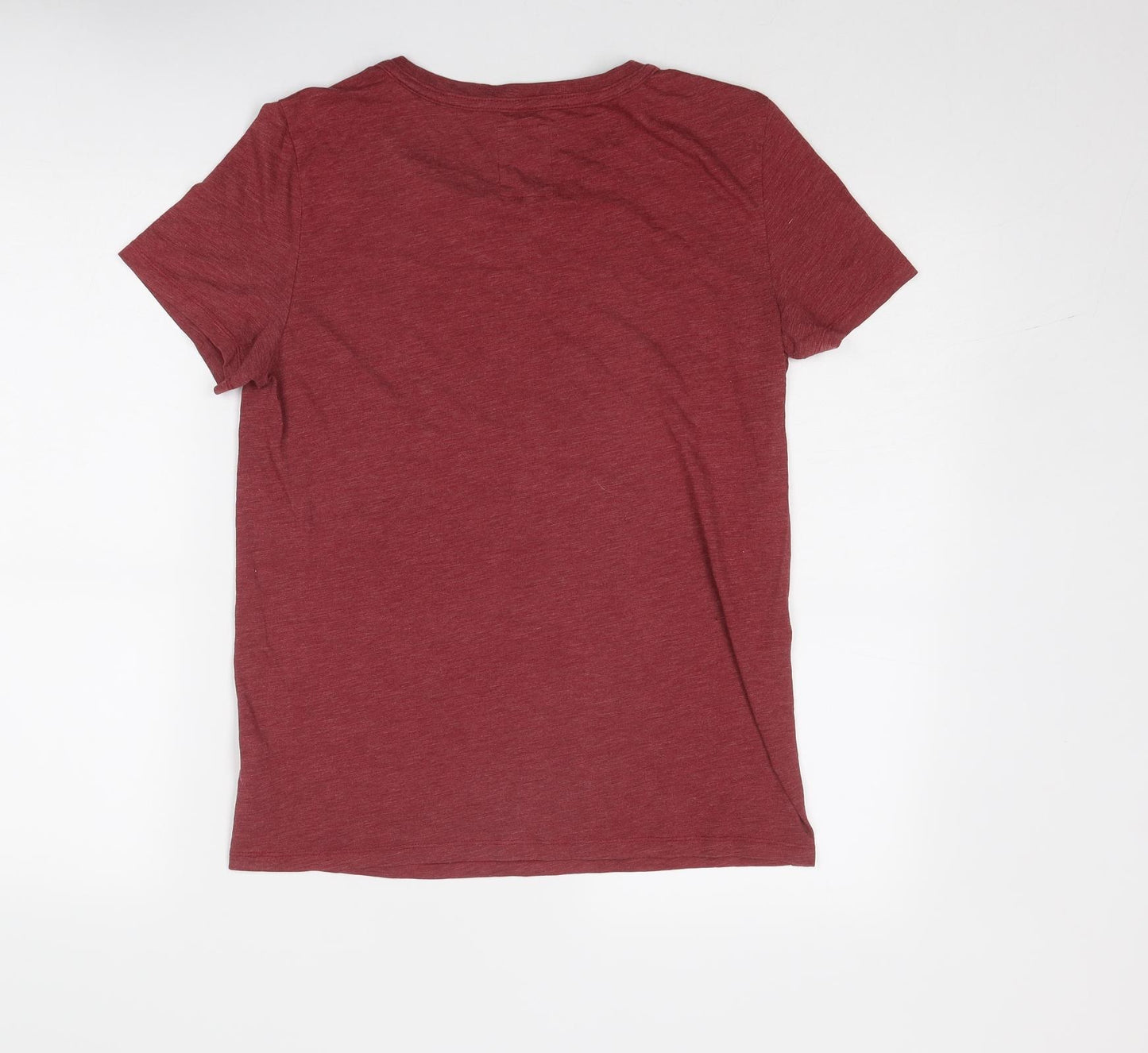 G-Star Mens Red Cotton T-Shirt Size M Round Neck