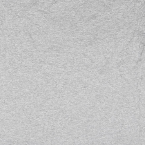 Disney Womens Grey Cotton Basic T-Shirt Size 12 Round Neck - The Lion King, Size 12-14