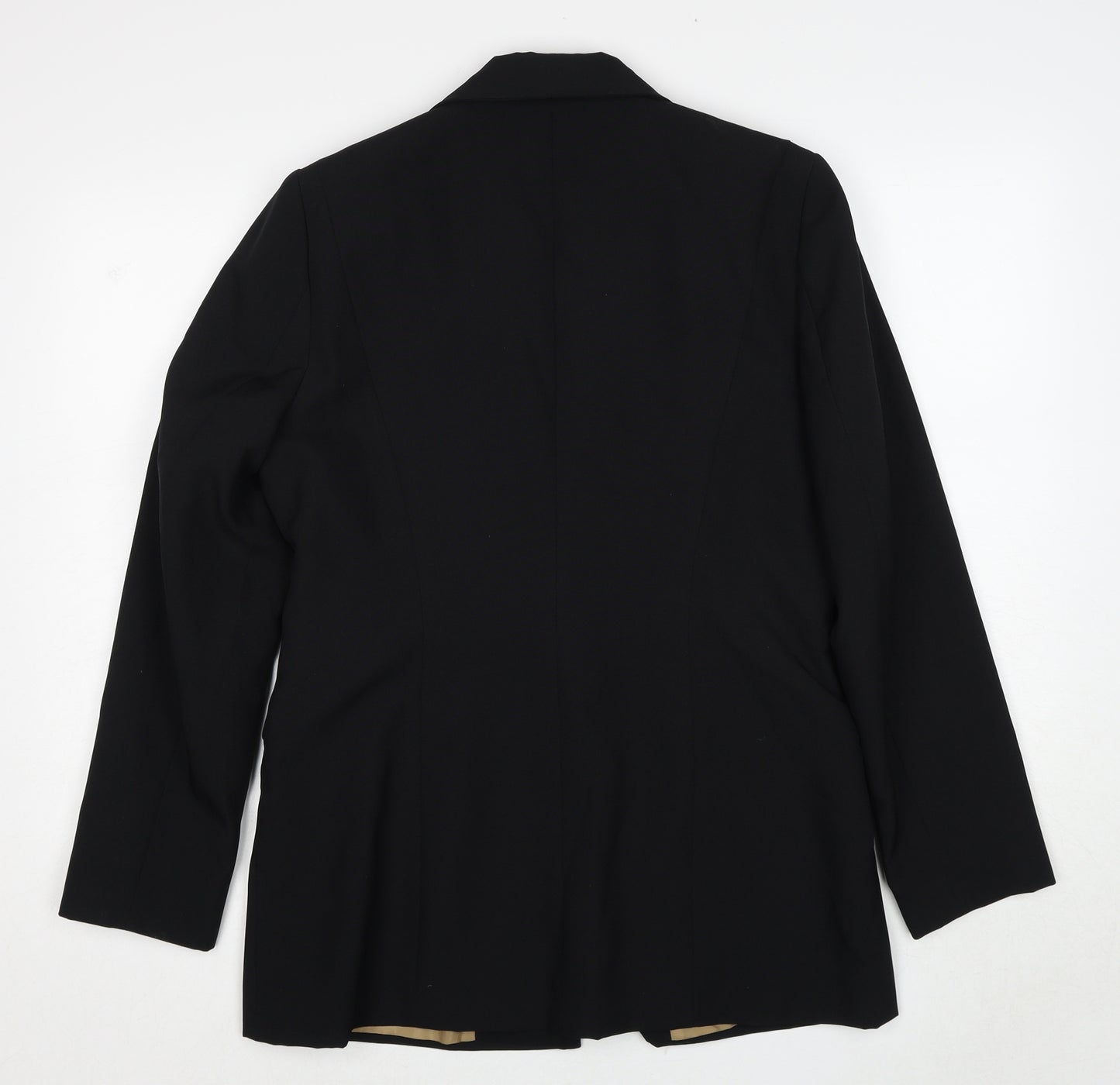 Dorothy Perkins Womens Black Polyester Jacket Suit Jacket Size 14