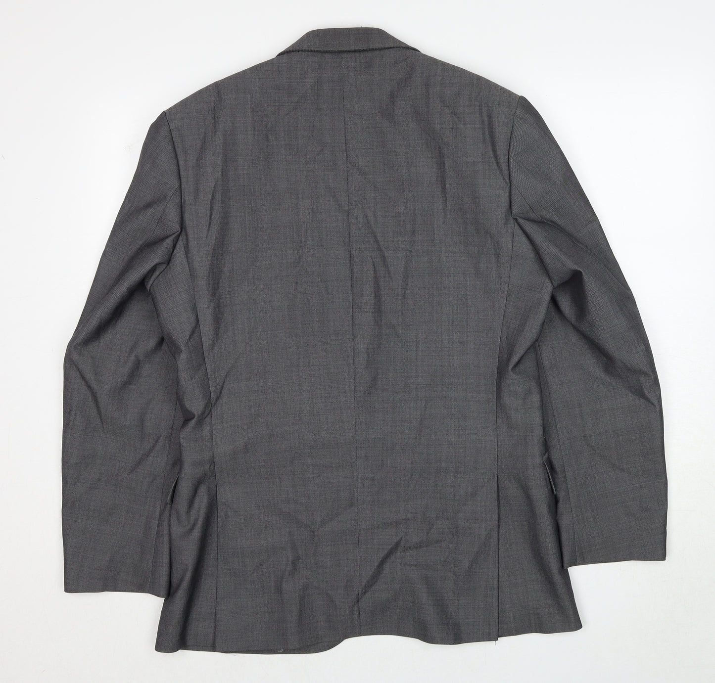 Pierre Cardin Mens Grey Wool Jacket Suit Jacket Size 38 Regular