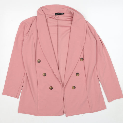 PRETTYLITTLETHING Womens Pink Jacket Size 10