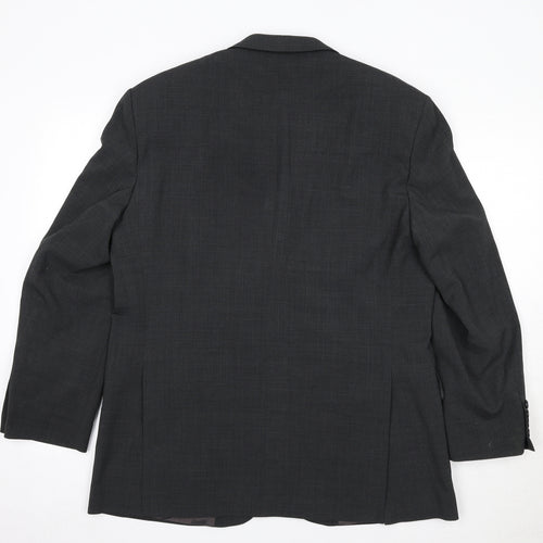 Magee Mens Grey Wool Jacket Suit Jacket Size 42 Regular