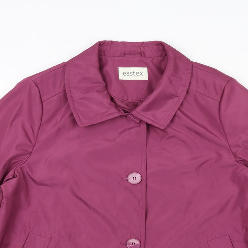 Eastex Womens Purple Jacket Size 14 Button
