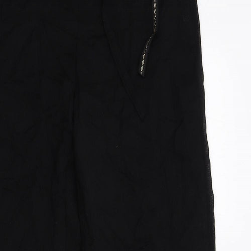 Fenn Wright Manson Womens Black Wool Trousers Size 12 Regular Zip