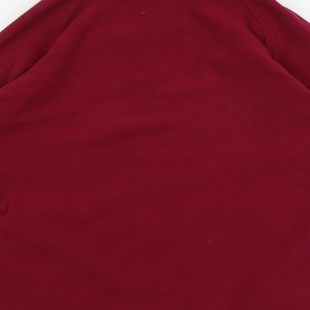 Regatta Womens Red Polyester Jacket Size 12 Zip
