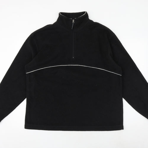 Gap Mens Black Polyester Pullover Sweatshirt Size M