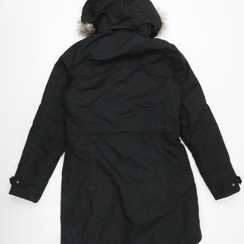 Regatta Womens Black Parka Coat Size 12 Zip