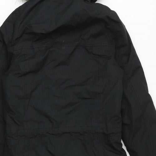Regatta Womens Black Parka Coat Size 12 Zip