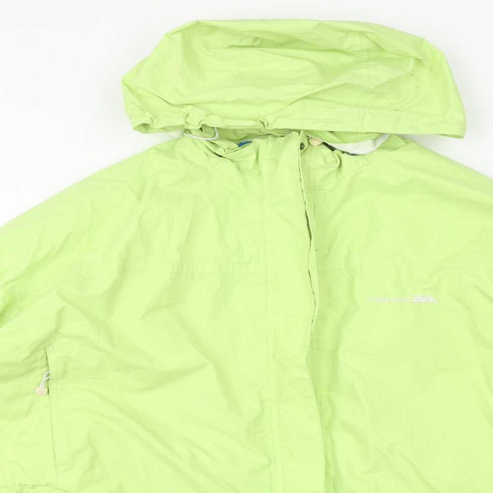 Trespass Mens Green Jacket Size 2XL Zip