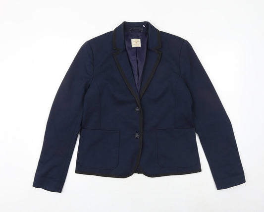 Gap Womens Blue Jacket Blazer Size 8 Button
