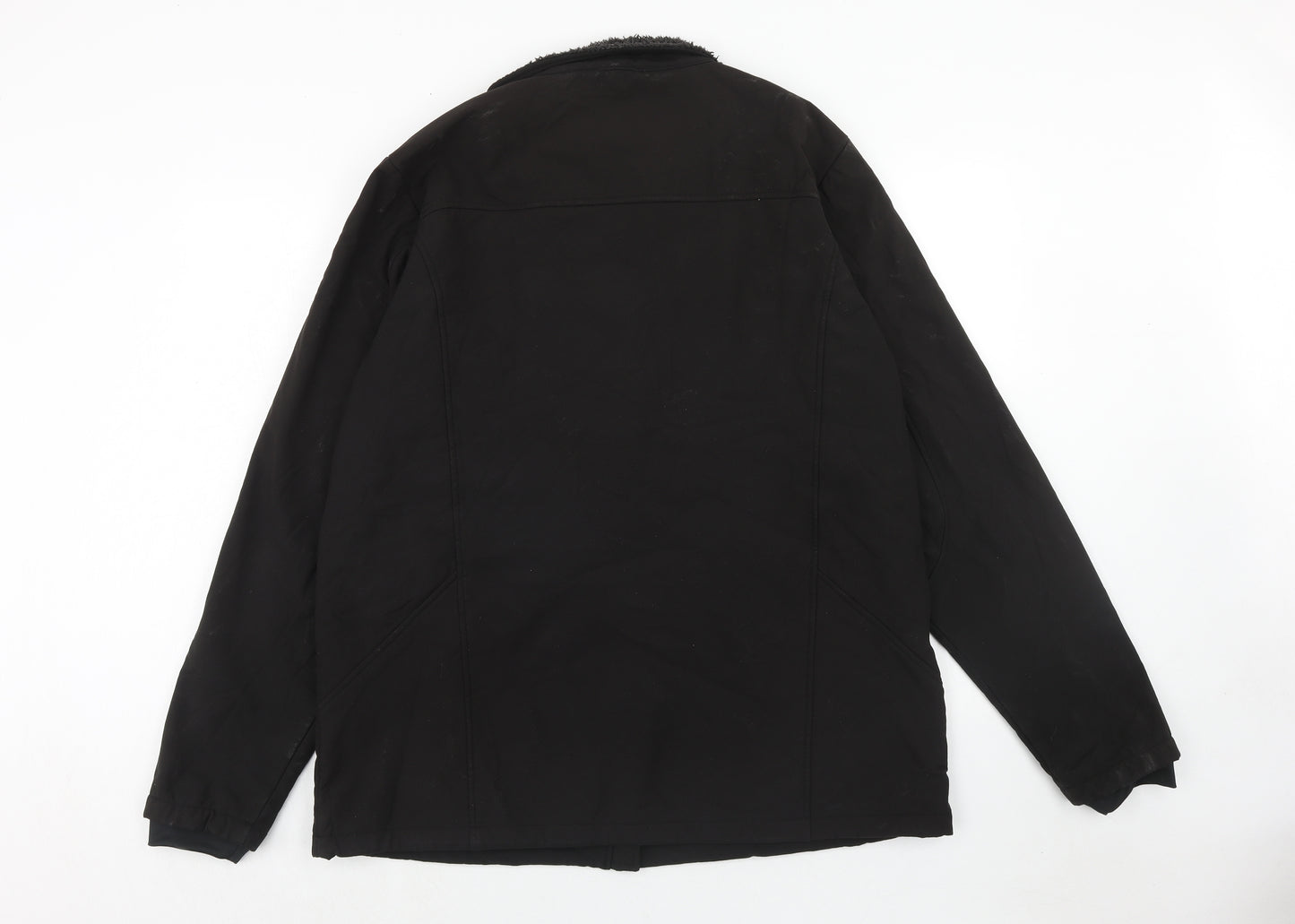 Peter Storm Mens Black Jacket Size 2XL Zip
