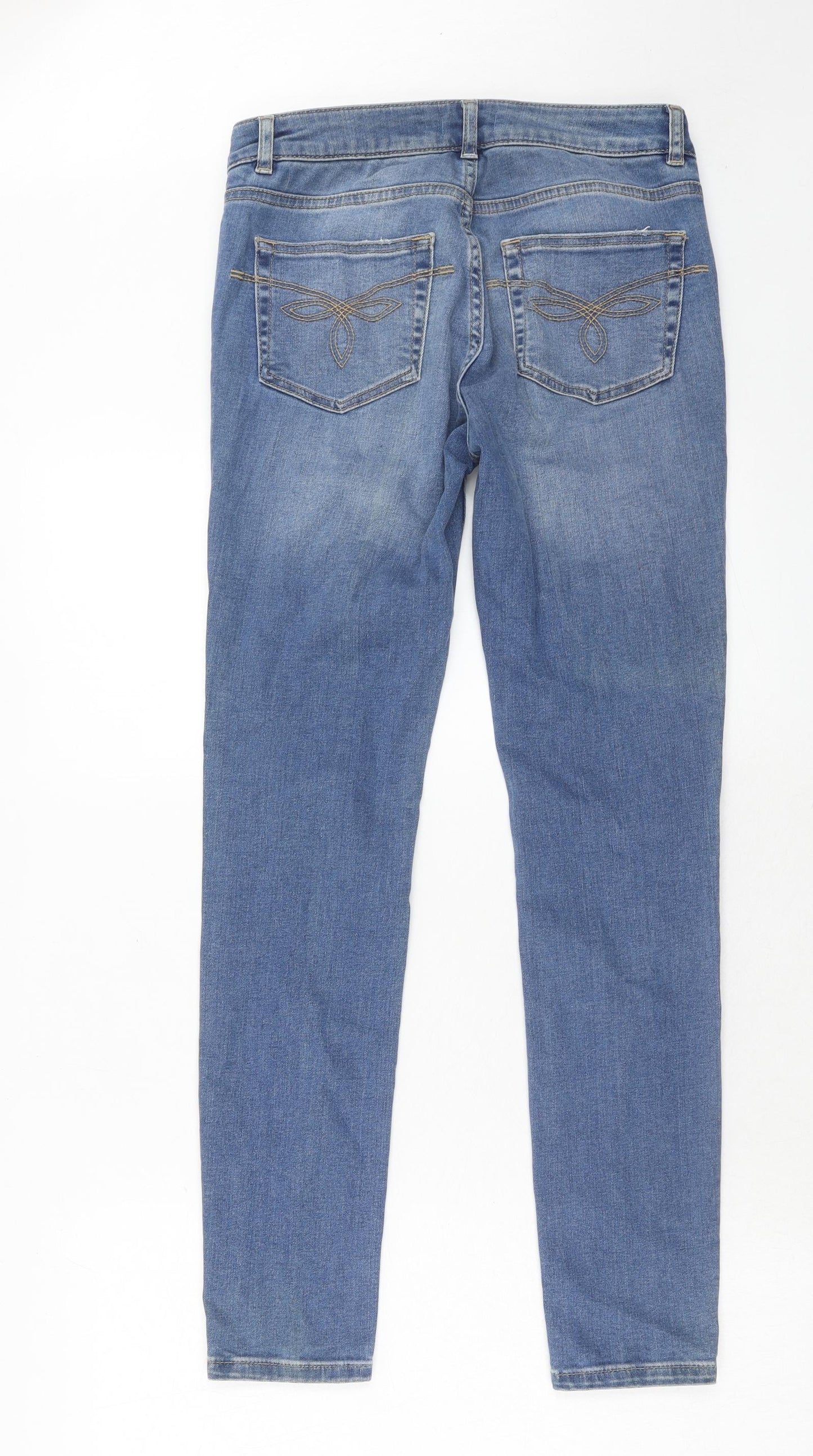 Ted Baker Womens Blue Cotton Skinny Jeans Size 28 in Regular Zip