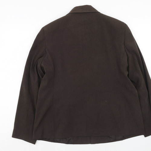 Classics Womens Brown Jacket Size 18 Zip