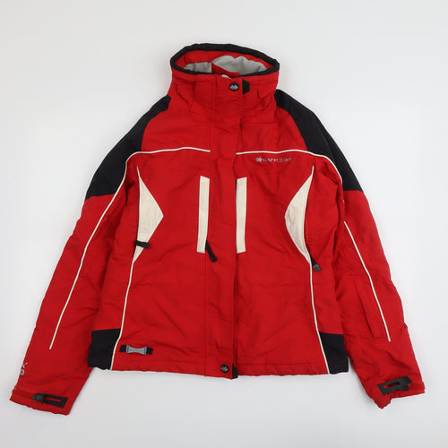 Dare 2B Womens Red Windbreaker Jacket Size 12 Zip