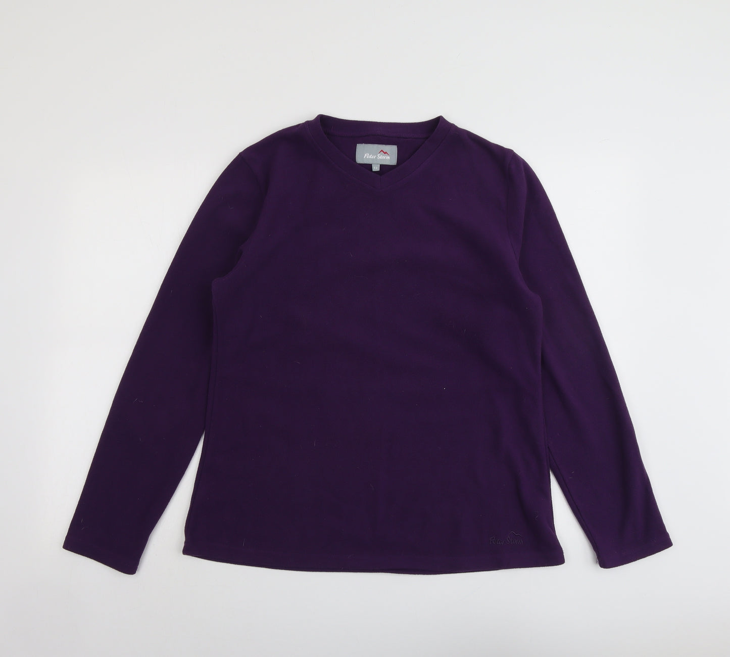 Peter Storm Womens Purple Polyester Pullover Sweatshirt Size 12 Pullover