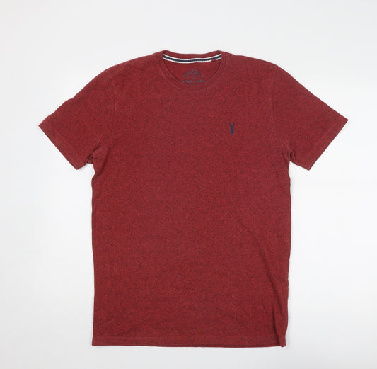 NEXT Mens Red Cotton T-Shirt Size M Round Neck