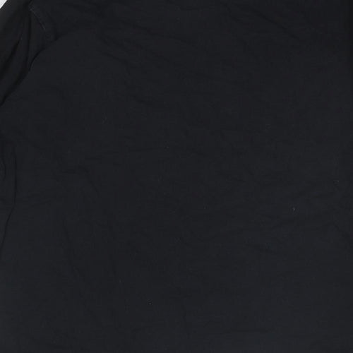 Dynamic Boys Black Cotton Basic T-Shirt Size 11-12 Years Round Neck Pullover - Skull