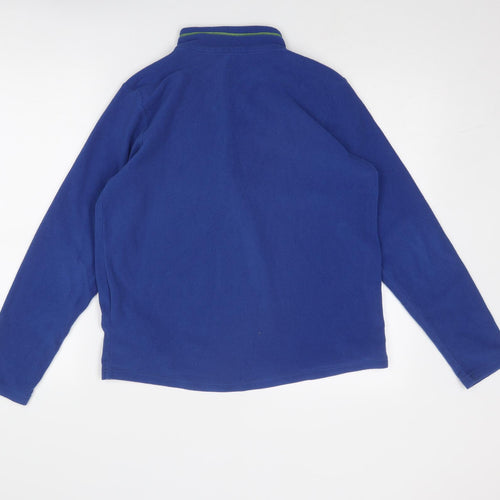 Quechua Boys Blue Polyester Pullover Sweatshirt Size 14-15 Years Zip