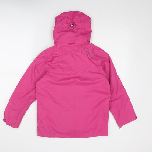 TOG24 Girls Pink Windbreaker Jacket Size 9-10 Years Zip