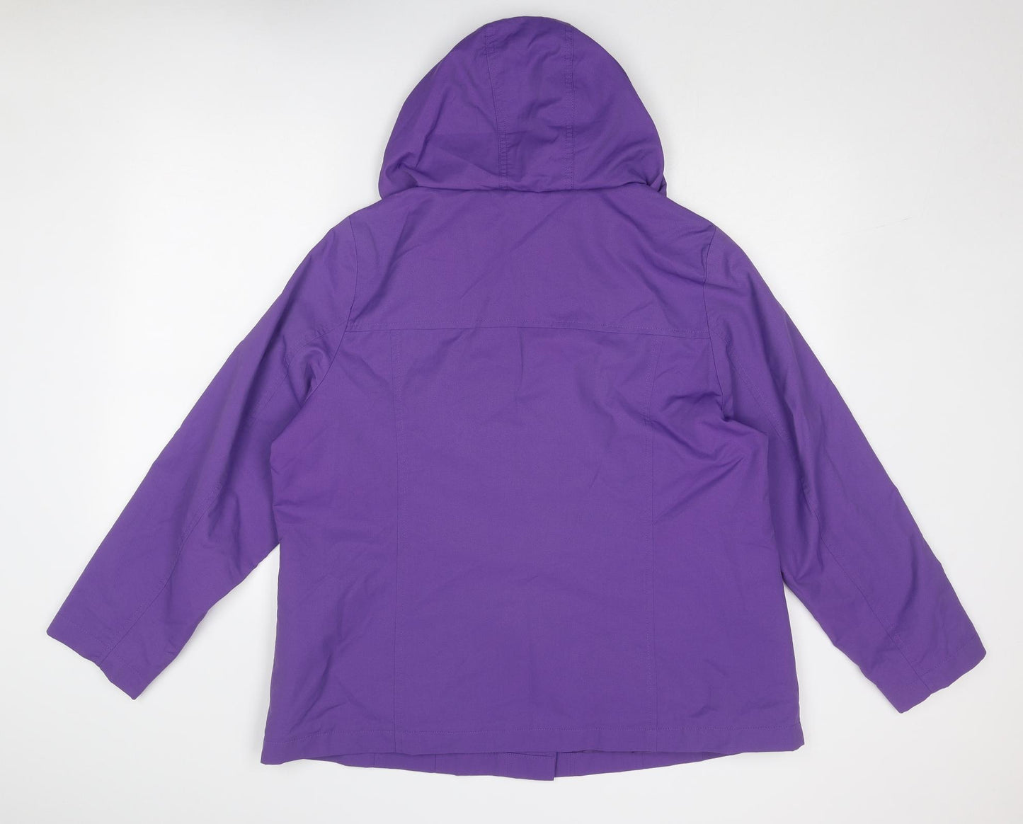 Classic Womens Purple Jacket Size 18 Button