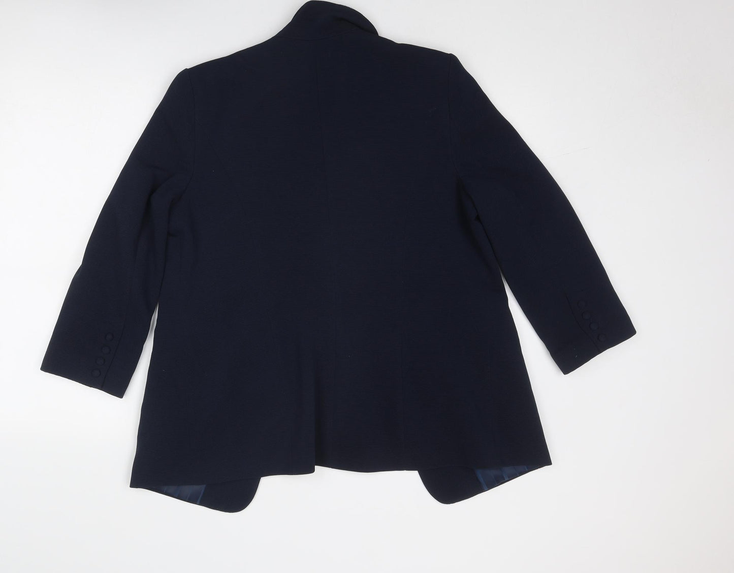 Wallis Womens Blue Jacket Blazer Size 14