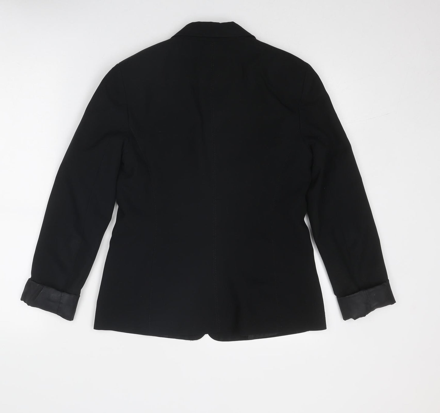 New Look Womens Black Polyester Jacket Blazer Size 10