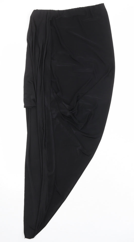 New Look Womens Black Polyester Bandage Skirt Size 10