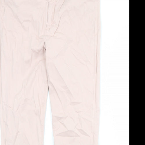 Bandolino Womens Pink Cotton Skinny Jeans Size 18 Regular Zip