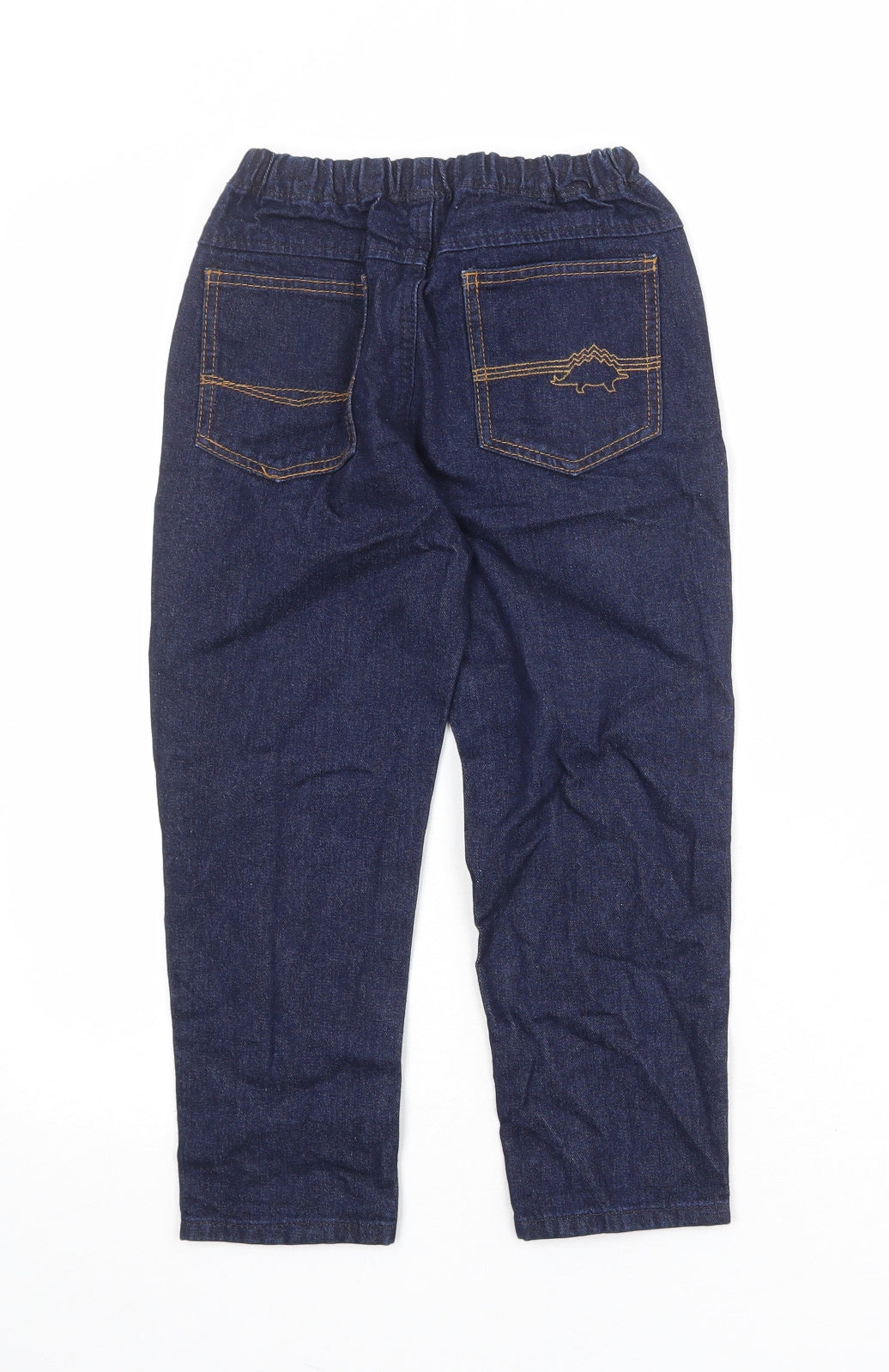 NEXT Boys Blue Coir Straight Jeans Size 6-7 Years Regular Pullover
