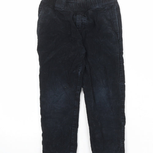 Arket Boys Blue 100% Cotton Chino Trousers Size 3-4 Years Regular Pullover