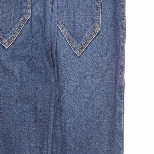 H&M Womens Blue Cotton Skinny Jeans Size 10 Regular
