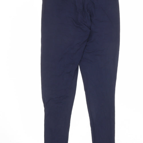 Marks and Spencer Womens Blue Viscose Carrot Leggings Size 10